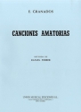 Canciones amatorias for voice and piano