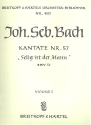 Selig ist der Mann Kantate Nr.57 BWV57 Violine 1