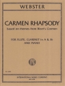 Carmen Rhapsody for flute, clarinet and piano score and parts