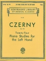 24 PIANO STUDIES FOR THE LEFT HAND OP.718 SCHARFENBERG, WM.,  ED