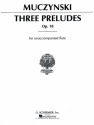 3 preludes op.18 for unaccompanied flute