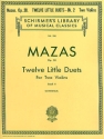 12 LITTLE DUETS OP.38 VOL.2 FOR 2 VIOLINS SCHRADIECK,  ED