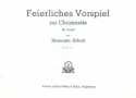 Feierliches Vorspiel zur Christmette op.51,1 fr Orgel