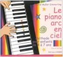 Le piano arc en ciel  Mthode pour enfants de 4  7 ans