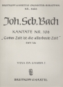 Gottes Zeit ist die allerbeste Zeit Kantate Nr.106 BWV106 Viola da gamba 1