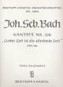 Gottes Zeit ist die allerbeste Zeit Kantate Nr.106 BWV106 Viola da gamba 2