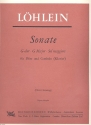 Sonate G-Dur  fr Flte und Klavier (Cembalo)