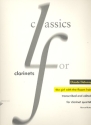 The Girl with the flaxen Hair for 4 clarinets score and parts