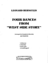 4 Dances from West Side Story for symphonic band score