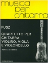 Quartett fr Gitarre, Violine, Viola und Violoncello Stimmen