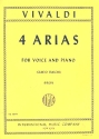 4 Arias for high voice and piano