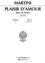 Plaisir d'amour for medium or high voice and piano