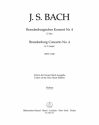 Brandenburgisches Konzert G-Dur Nr.4 BWV1049 fr Orchester Kontrabass