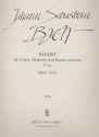 Konzert E-Dur BWV1042 fr Violine, Streicher und Bc Viola