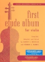 First Etude Album for violin