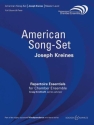 American Song-Set fr 4 Hrner, 4 Trompeten, 3 Posaunen, Tuba, Bariton und Schlagzeug Partitur und Stimmen