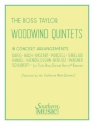 The Ross Taylor Windquintets 18 concert arrangements for fl/ob/clar/horn/bassoon,  parts