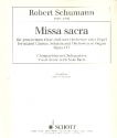 Missa sacra op. 147 fr gemischten Chor (SATB) und Orchester oder Orgel Chorpartitur - mit Solopartien