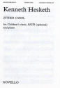 Zither carol for children's choir, mixed choir (opt.) and piano - score Hesketh, Kenneth, arr.