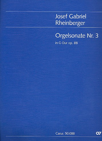 Sonate G-Dur Nr.3 op.88 fr Orgel