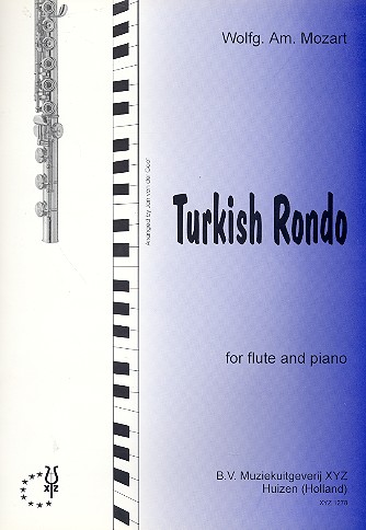 Turkish Rondo for flute and piano Goot, Jan van der, Ed