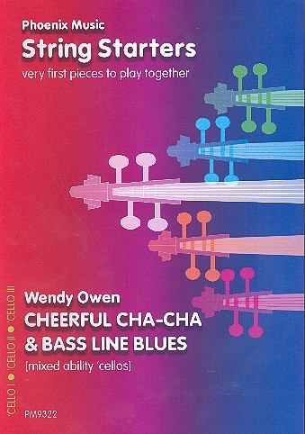 Cheerful Cha-Cha  und  Bass Line Blues fr variable Streicherbesetzung Partitur und Stimmen