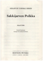 Sakkijarven Polkka for mixed chorus (SSAATTBB) a cappella Score