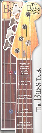 BASS DECK: BASIC SCALES AND ARPEGGIOS, DIAGRAMS, STANDARD MUSIC NOTATION AND TABLATURE, PRACTICE PATTERNS ...