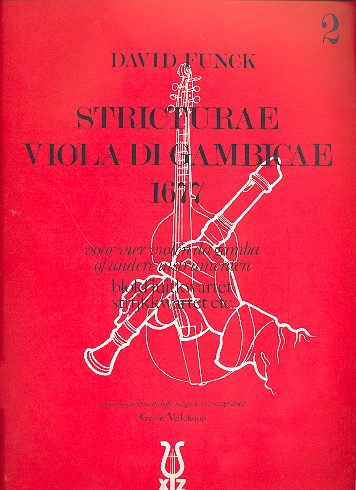 Stricturae viola di gambicae vol.2 for 4 viola da gamba (or recorder/string quartet), score+parts