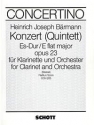 Konzert Es-Dur op.23 fr Klarinette und Orchester Partitur