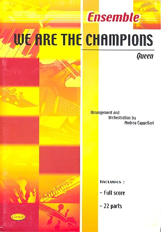 We are the champions: fr gem Ensemble (Orchester), Partitur+22Stimmen