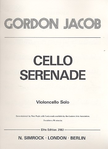 Serenade fr Violoncello solo