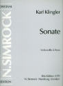 Sonate fr Violoncello und Klavier