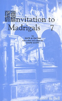 Invitation to madrigals vol.7 for mixed chorus (ssatb/ssatbb) Scott, David, ed