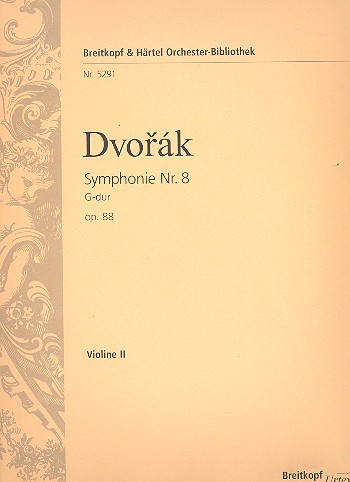 Sinfonie G-Dur Nr.8 op.88 fr Orchester Violine 2