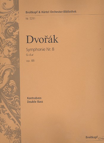 Sinfonie G-Dur Nr.8 op.88 fr Orchester Kontrabass