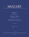 Messe c-Moll KV139  fr Soli, Chor und Orgel Partitur