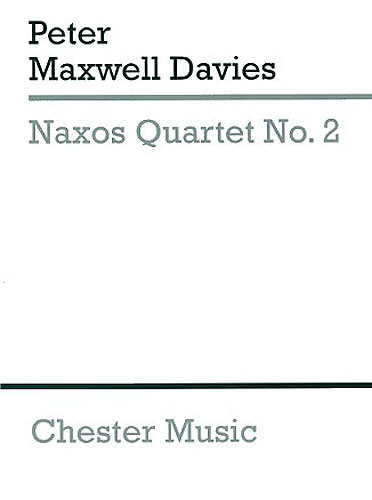 Naxos quartet no.2 for 2 violins, viola and violoncello score