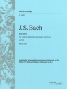 Konzert a-Moll BWV1041 fr Violine, Streicher und Bc fr Violine und Klavier