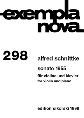 Sonate 1955 fr Violine und Klavier