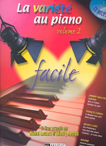 La variete au piano vol.2 (+CD): 10 titres pour piano facile Leclerc, M., arr.