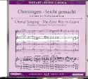 Messe c-Moll KV427 CD Chorstimme Alt und Chorstimmen ohne Alt Chorsingen leicht gemacht - Lernen im Selbststudium