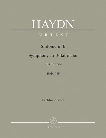 Sinfonie B-Dur Nr.85 Hob.I:85 fr Orchester Partitur