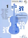 Violon 20-21 vol.1 (+CD) pices contemporaines pour 1-2 violons (avec et sans piano)