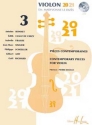 Violon 20-21 vol.3 (+CD) pices contemporaines pour 1-3 violons (avec et sans piano, violoncelle)