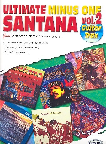 Santana vol.2 (+CD): guitar trax Songbook vocal/guitar/tab