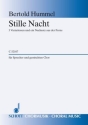 Stille Nacht fr Sprecher und gemischter Chor (SSATTB) a cappella Partitur