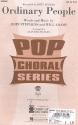 Ordinary People for mixed chorus (SAB) and piano score