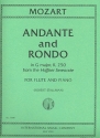 Andante and Rondo G Major KV250 (from the Haffner Serenade) for flute and piano