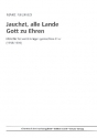 Jauchzt alle Lande Gott zu Ehren fr gem Chor a cappella Partitur